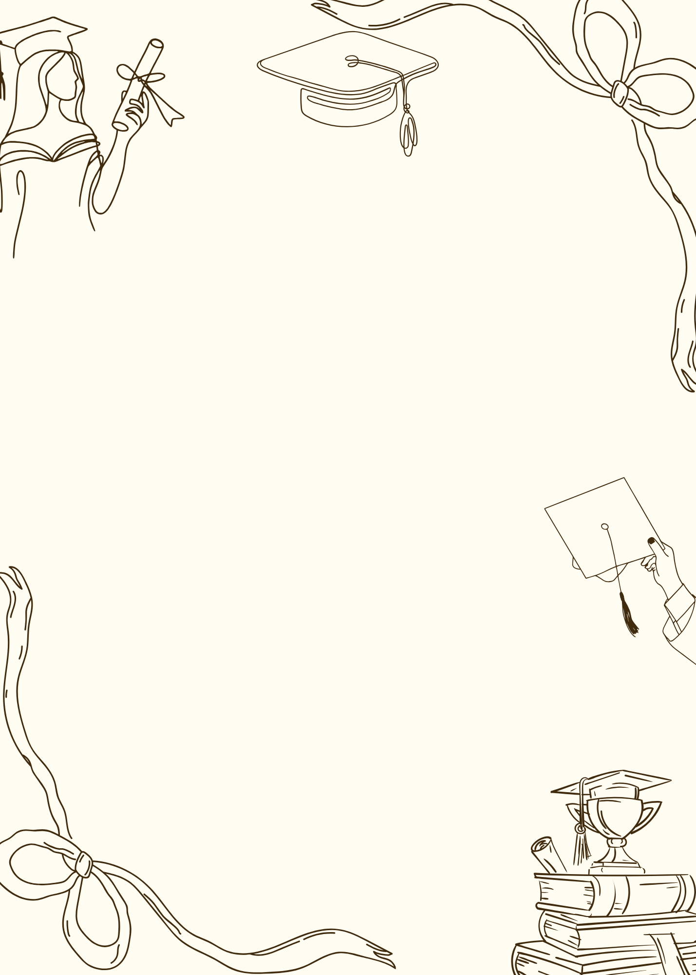 Graduación blanco y negro