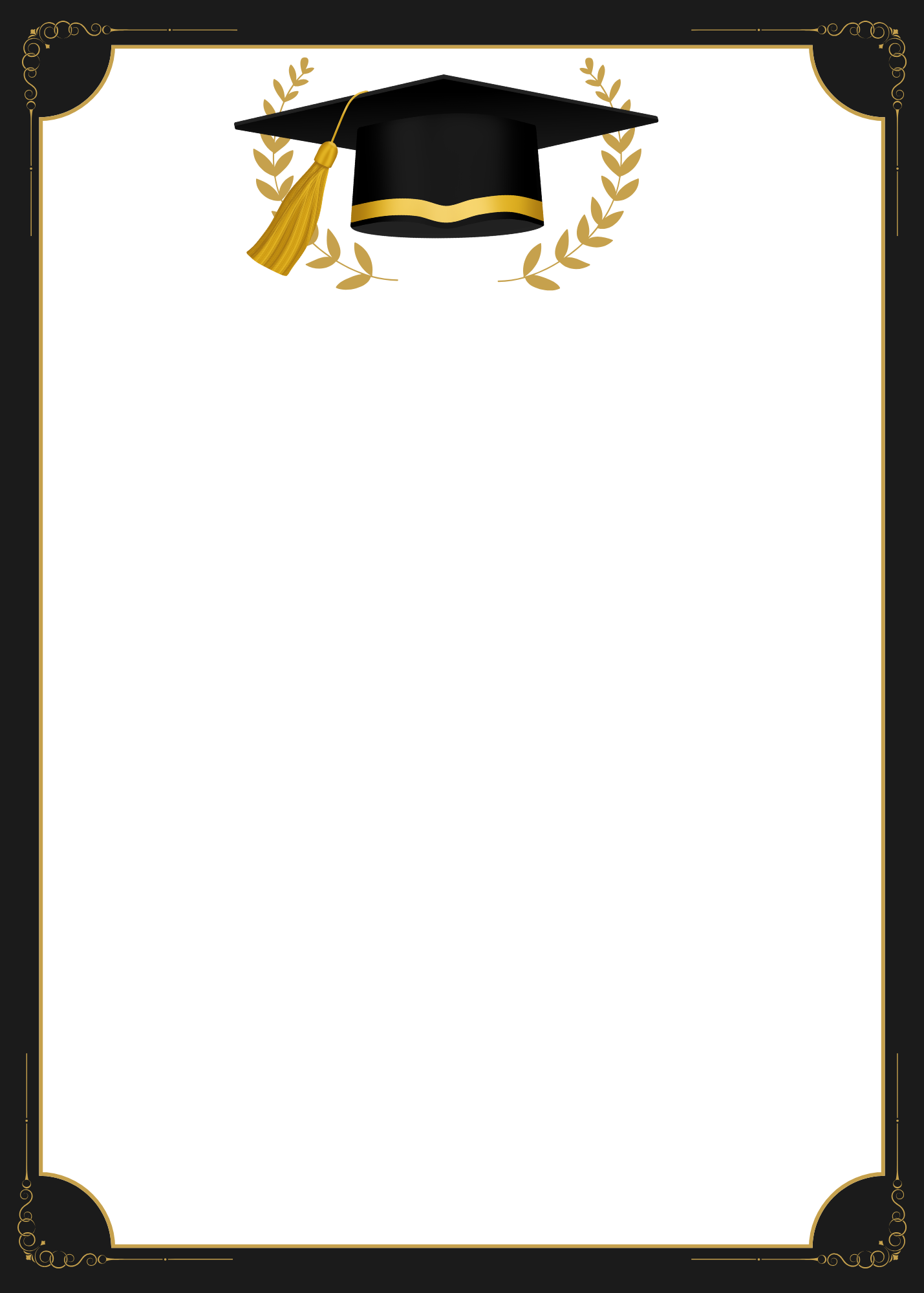 Graduación blanco